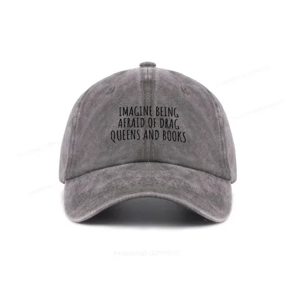 Pagewings Funny Liberal Washed Cap