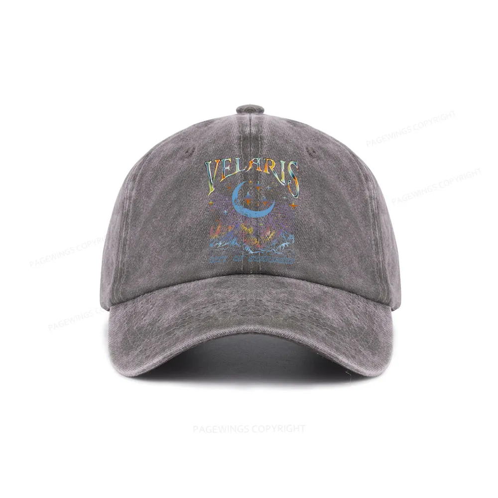 Pagewings Velaris City Of Starlight ACOTAR Washed Cap