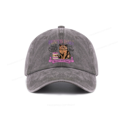 Pagewings Princess Donut Washed Cap