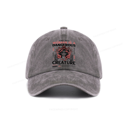 Pagewings A Well-Read Woman is A Dangerous Creature Washed Cap