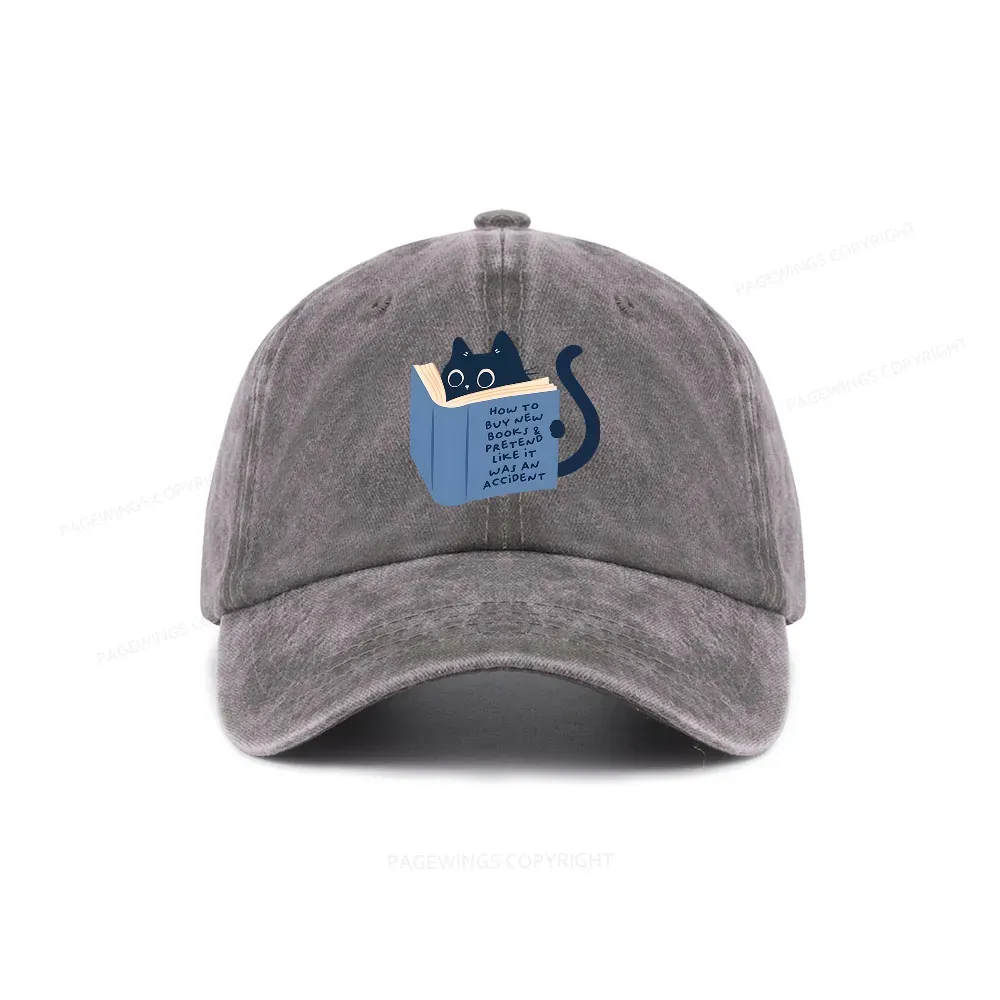 Pagewings How To Buy New Books Washed Cap