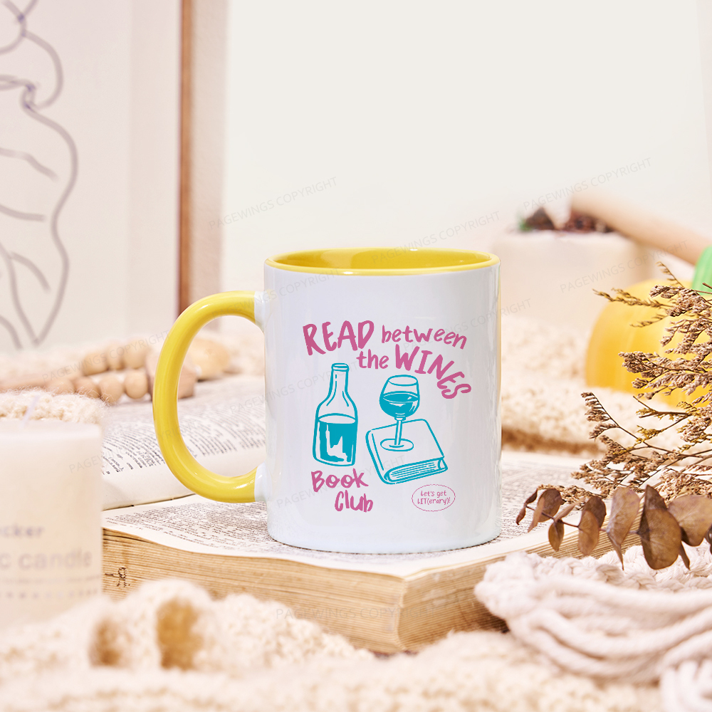 Pagewings Wine Lover Book Club Mug