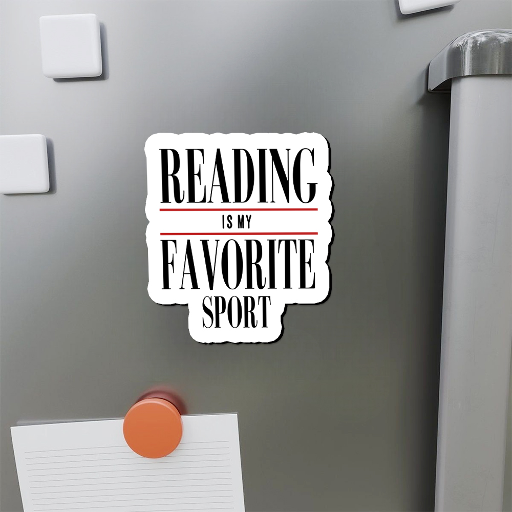 Pagewings Reading Is My Favorite Sport Fridge Magnet