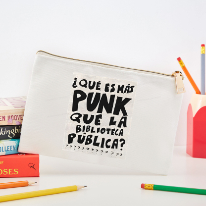 Pagewings What's More Punk Than The Public Library Pouch