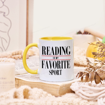 Pagewings Reading Is My Favorite Sport Mug