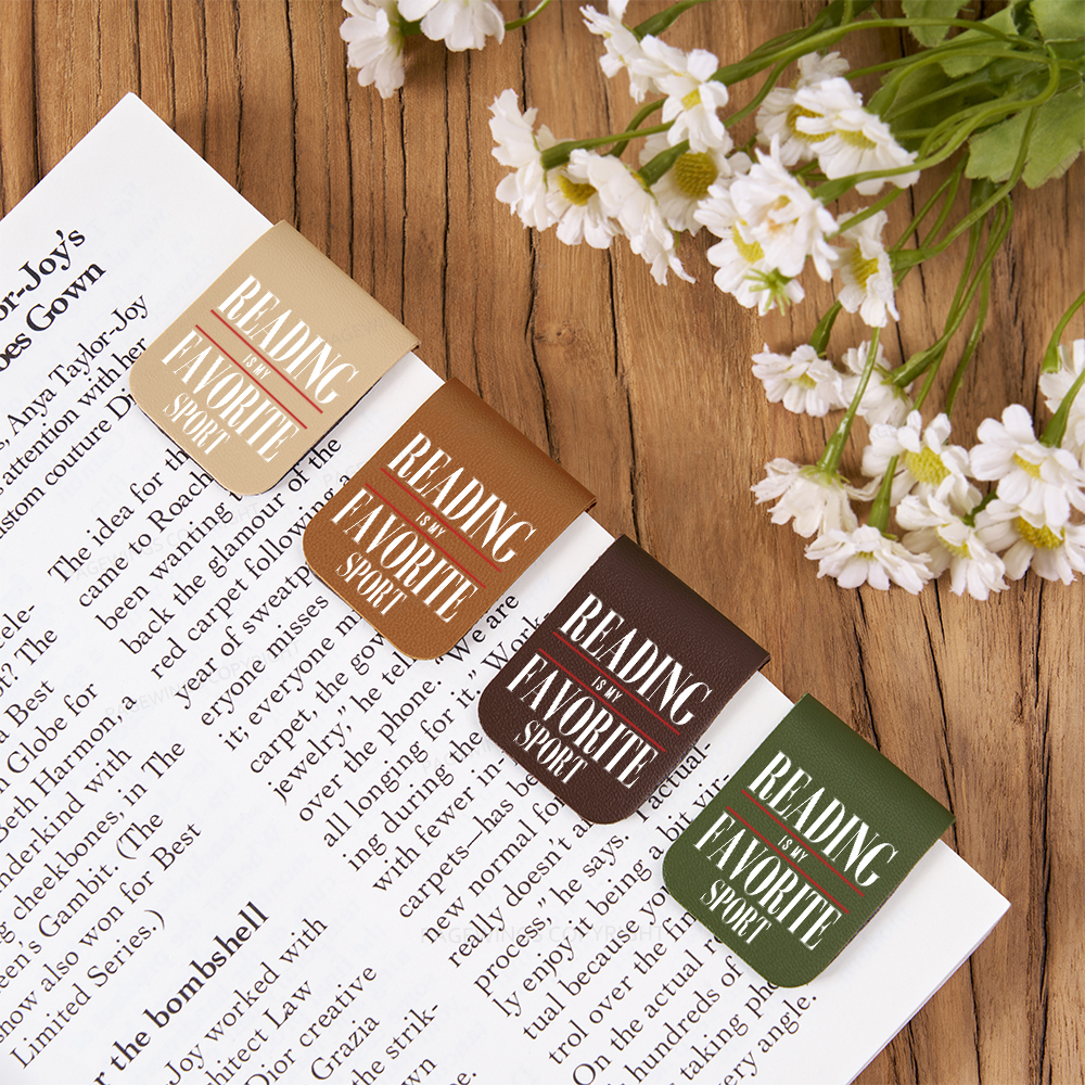 Pagewings Reading Is My Favorite Sport Magnetic Bookmark