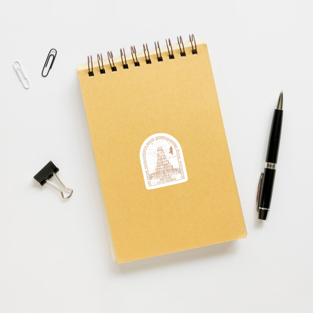 Pagewings Life Before Death Strength Before Weaknes Sticker