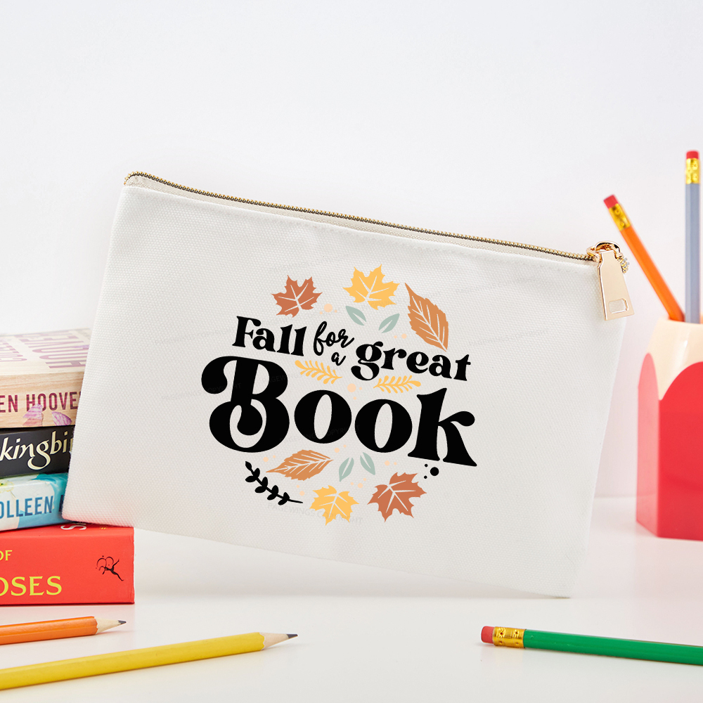 Pagewings Thanksgiving Fall For A Great Book Pouch