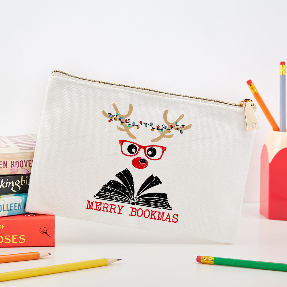 Pagewings Christmas Reindeer Reading Pouch