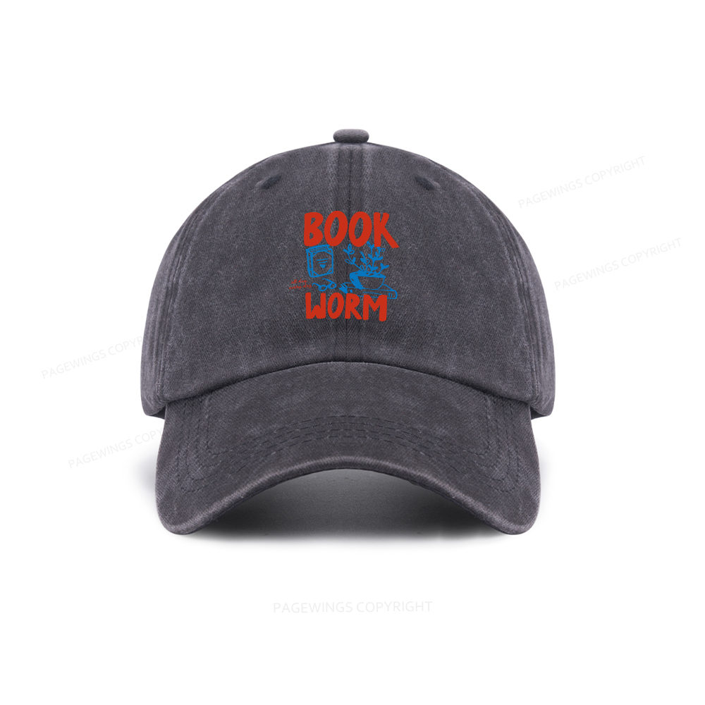 Pagewings Bookworm Washed Cap