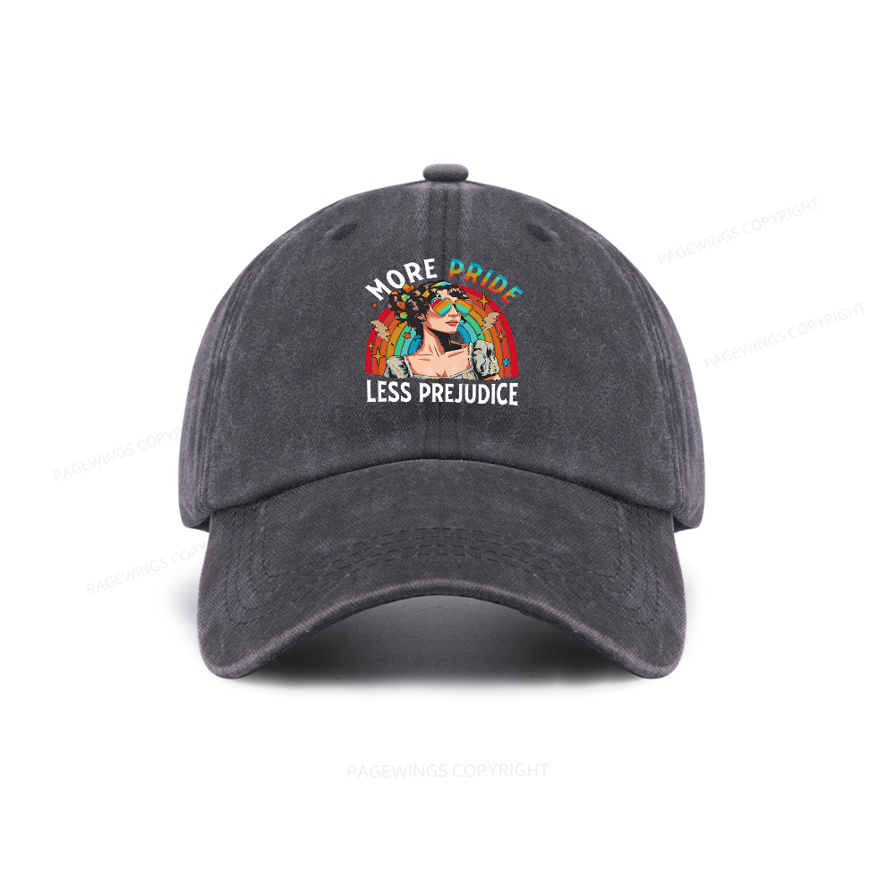 Pagewings More Pride Less Prejudice Mag Washed Cap