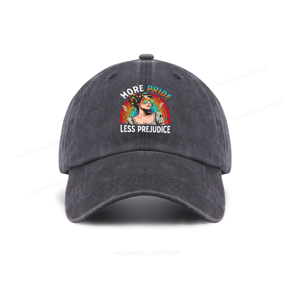 Pagewings More Pride Less Prejudice Mag Washed Cap