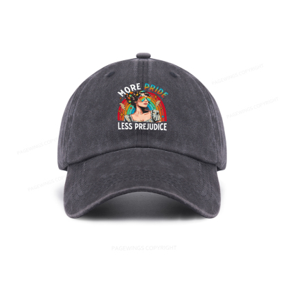 Pagewings More Pride Less Prejudice Mag Washed Cap