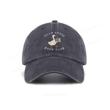 Pagewings Silly Goose Book Club Washed Cap