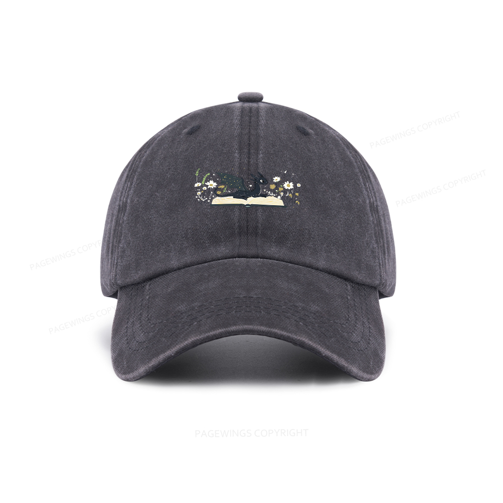 Pagewings Dragon Book Washed Cap