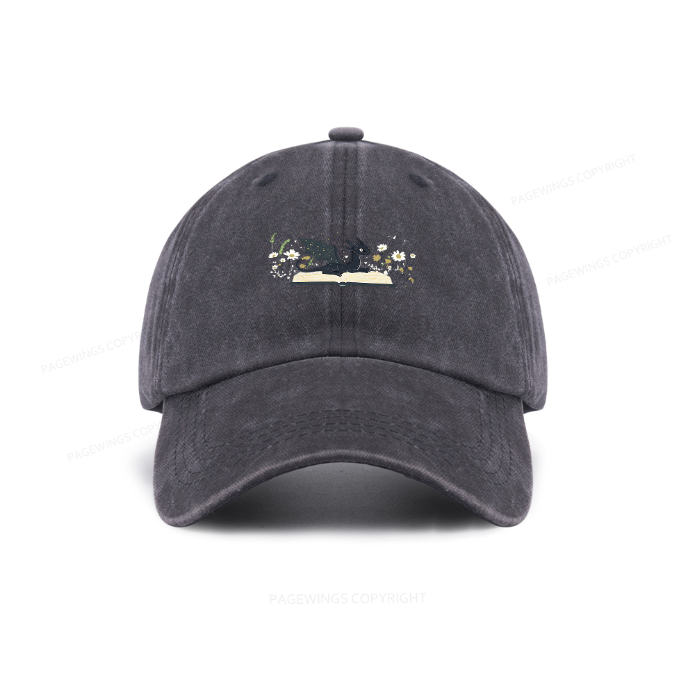 Pagewings Dragon Book Washed Cap