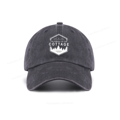 Pagewings Coming To The Cottage Washed Cap