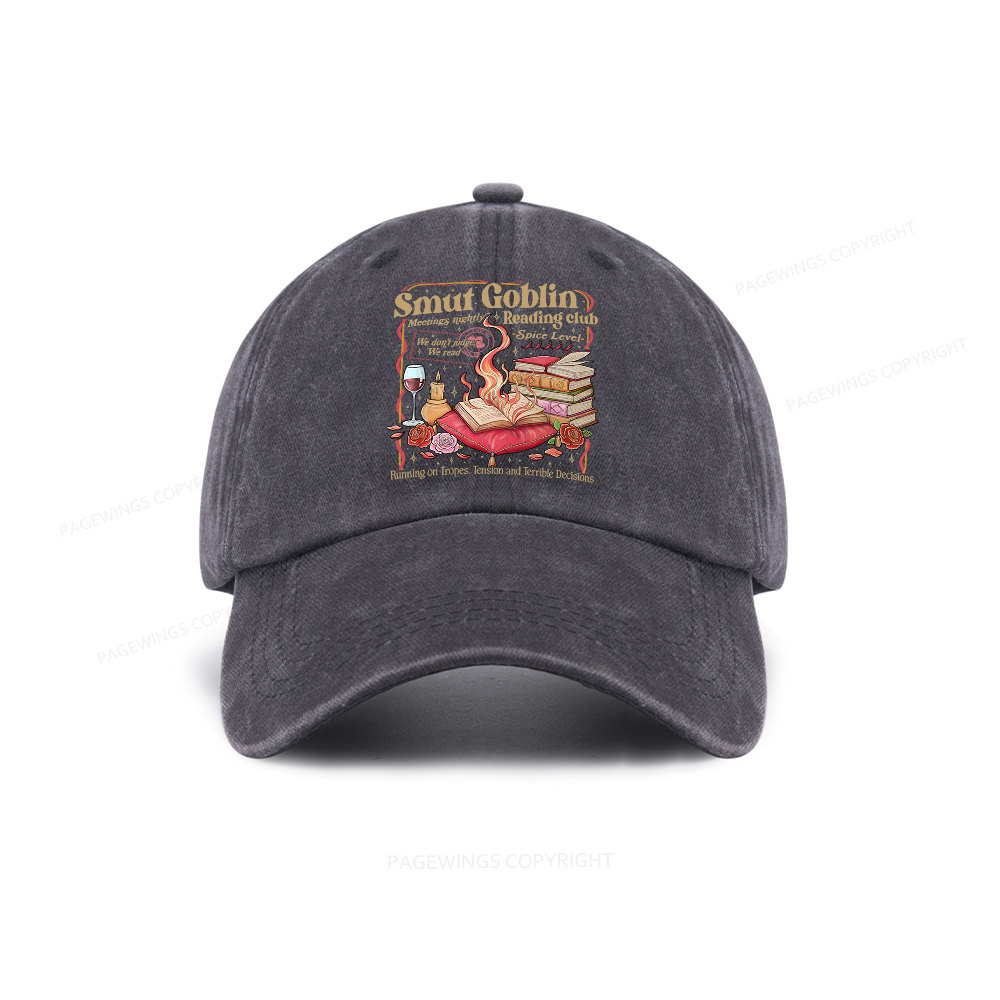 Pagewings Smut Goblin Washed Cap