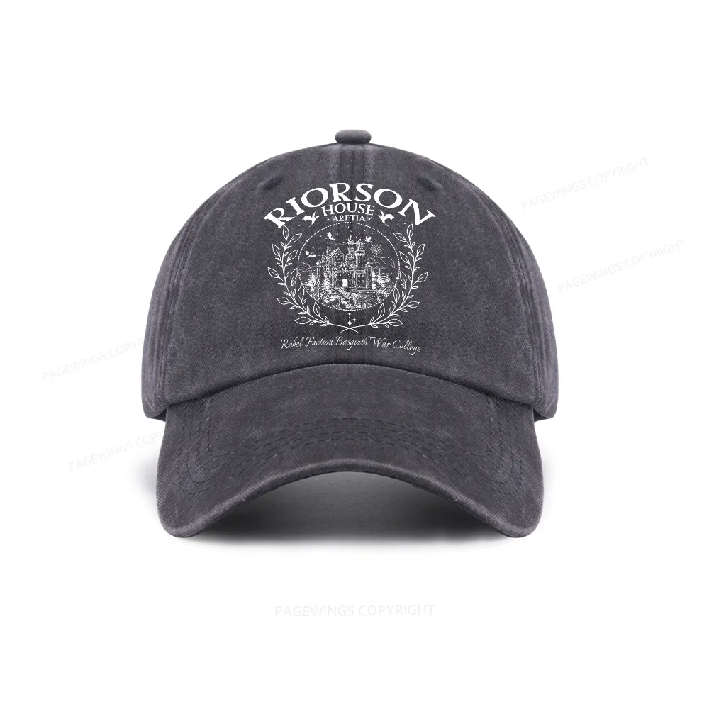 Pagewings Fourth Wing Washed Cap