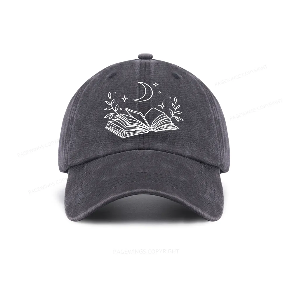 Pagewings Comfort Colors Read Books Be Kind Stay Weird Washed Cap