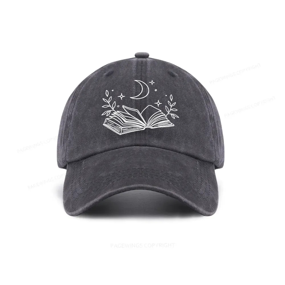 Pagewings Comfort Colors Read Books Be Kind Stay Weird Washed Cap