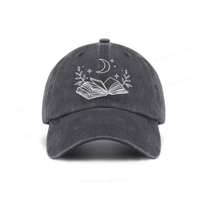 Pagewings Comfort Colors Read Books Be Kind Stay Weird Washed Cap