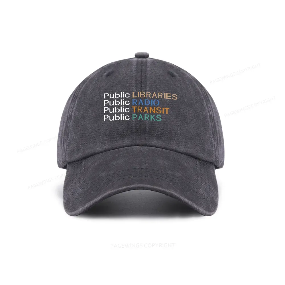 Pagewings Public Libraries Radio Transit Parks Washed Cap
