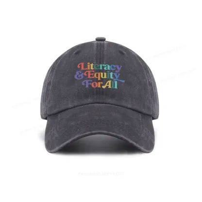 Pagewings Literacy & Equity For All Washed Cap