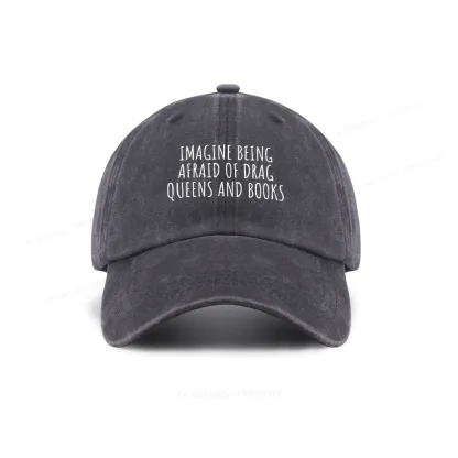 Pagewings Funny Liberal Washed Cap