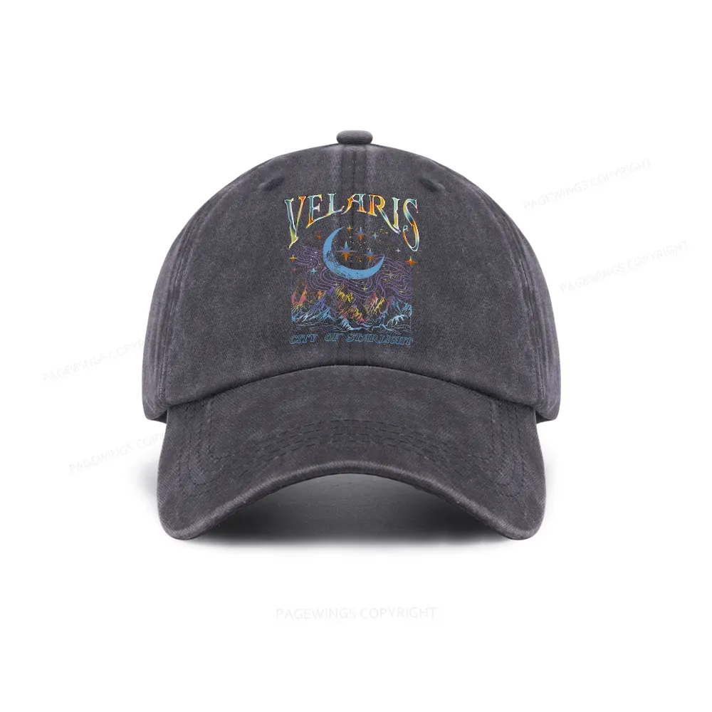 Pagewings Velaris City Of Starlight ACOTAR Washed Cap