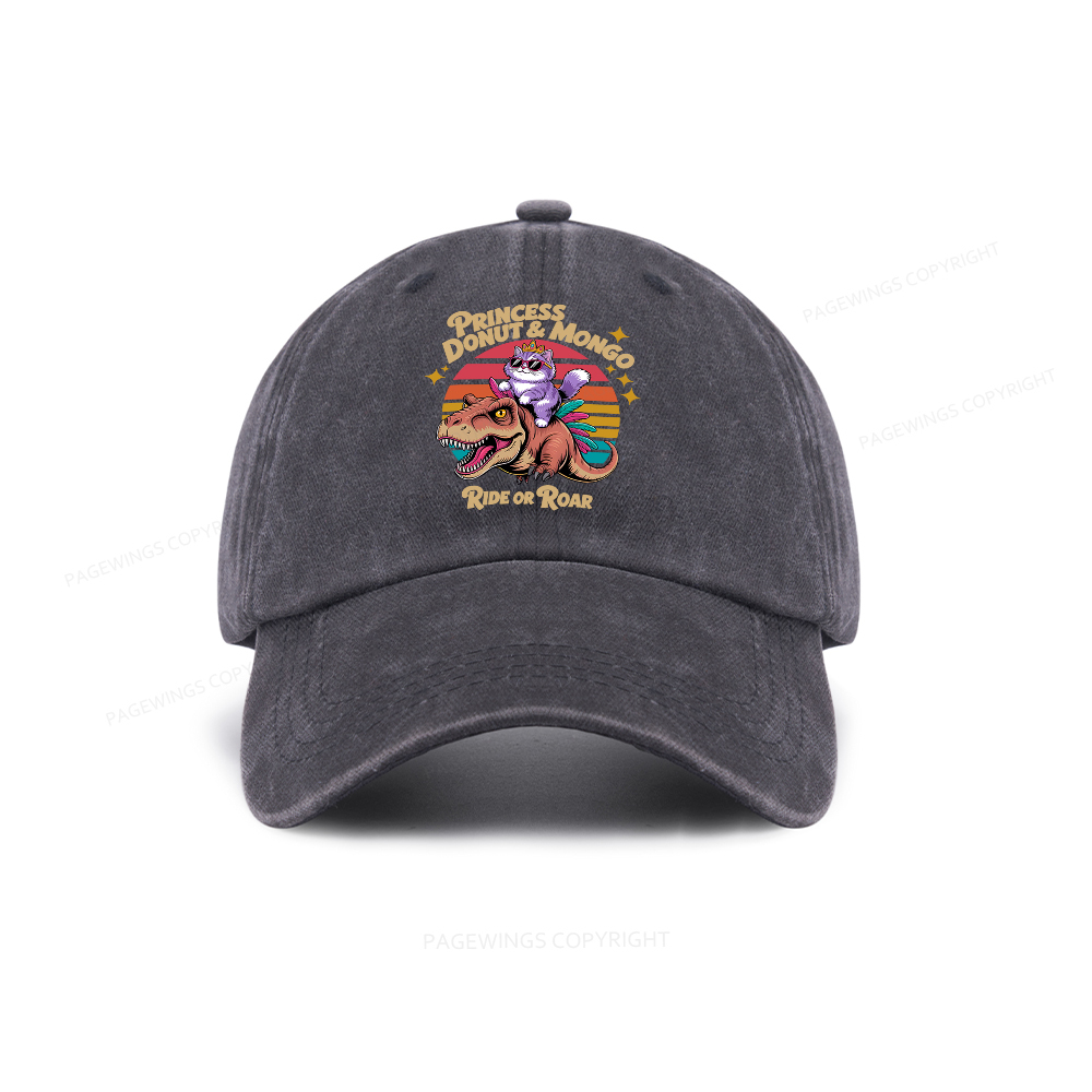 Pagewings Princess Donut & Mongo Washed Cap