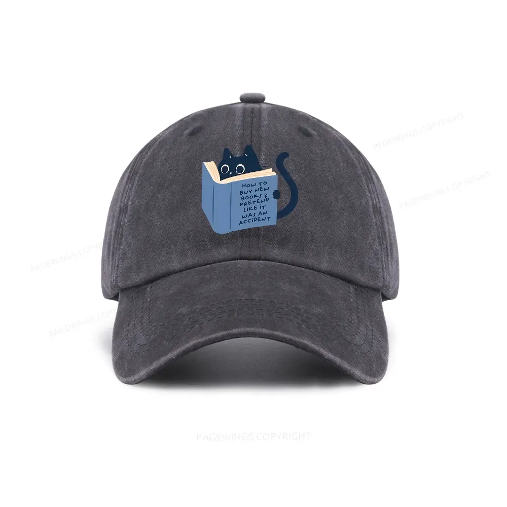 Pagewings How To Buy New Books Washed Cap