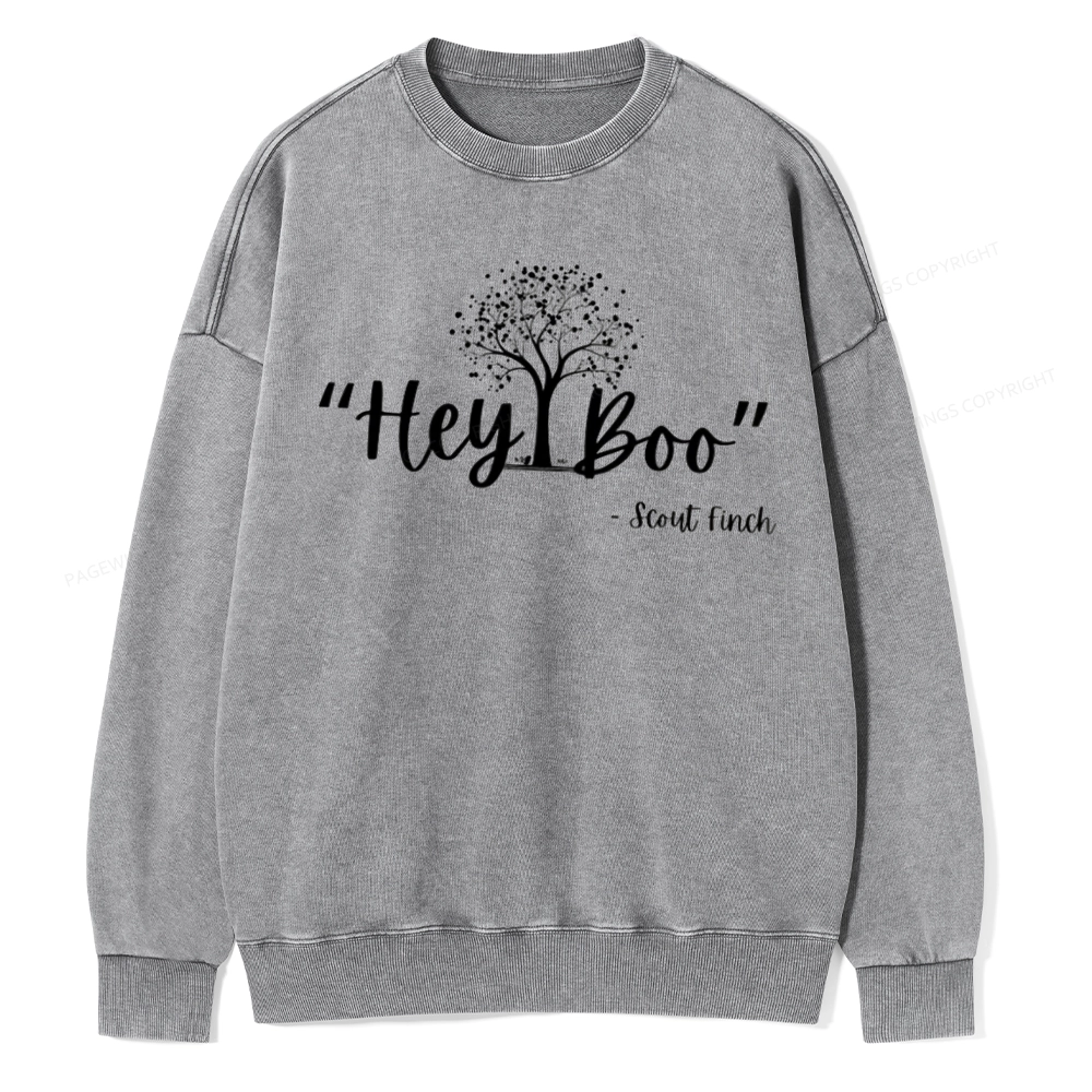 Pagewings To Kill a Mockingbird Unisex Washed Sweatshirt