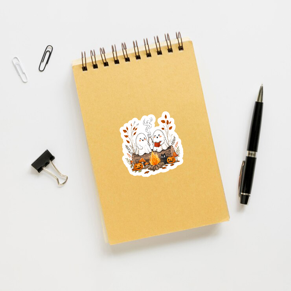 Pagewings Cute Ghost Halloween Sticker