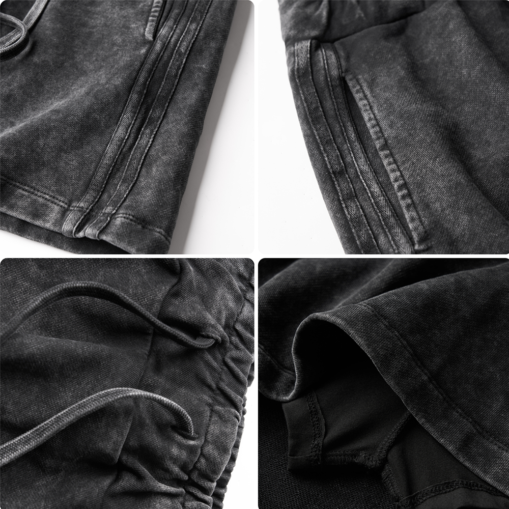 A-水洗短裙上架模版Pagewings I'm With The Banned Women Drawstring Washed Mini Skirts