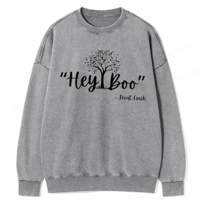Pagewings To Kill a Mockingbird Unisex Washed Sweatshirt