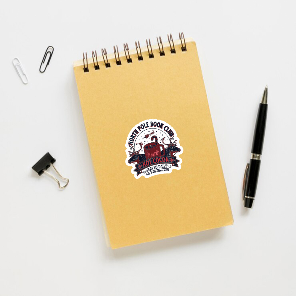 Pagewings North Pole Book Club Sticker