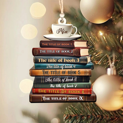 Pagewings Personalized Christmas Book Ornament