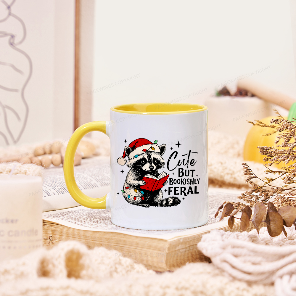 Pagewings Cute But Feral Mug