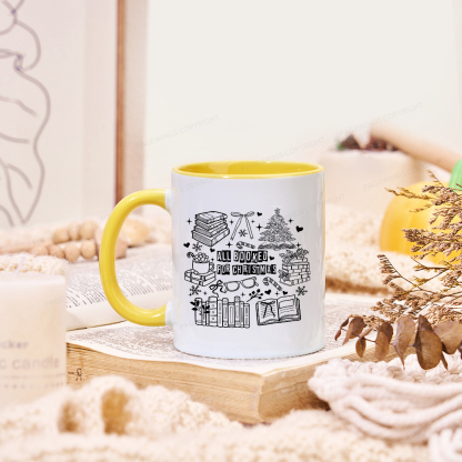Pagewings All Booked For Christmas Mug