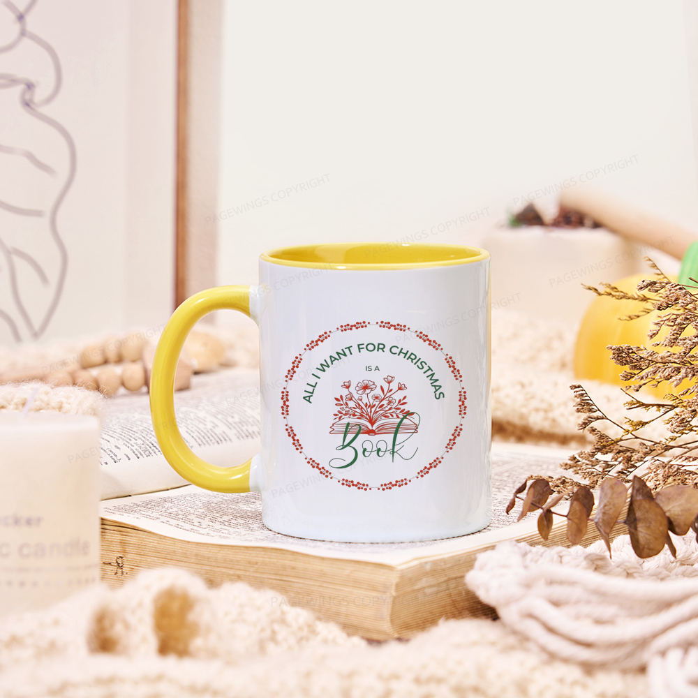 Pagewings Book Lover Christmas Mug