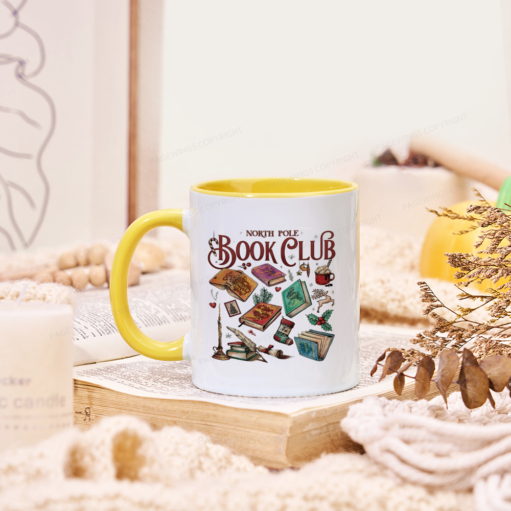 Pagewings SJM Book Club Christmas Mug