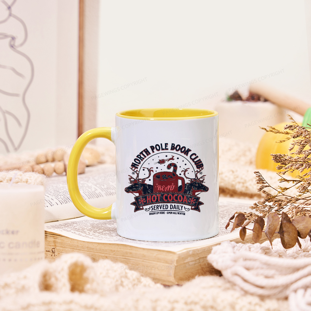 Pagewings North Pole Book Club Mug