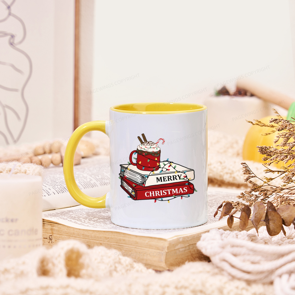 Pagewings Merry Christmas Mug