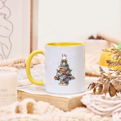 Pagewings Book Christmas Tree Mug