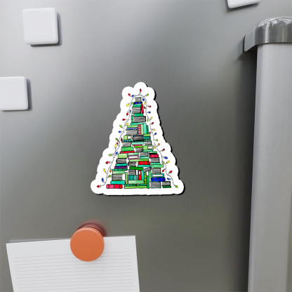 Pagewings Christmas Book Tree Fridge Magnet