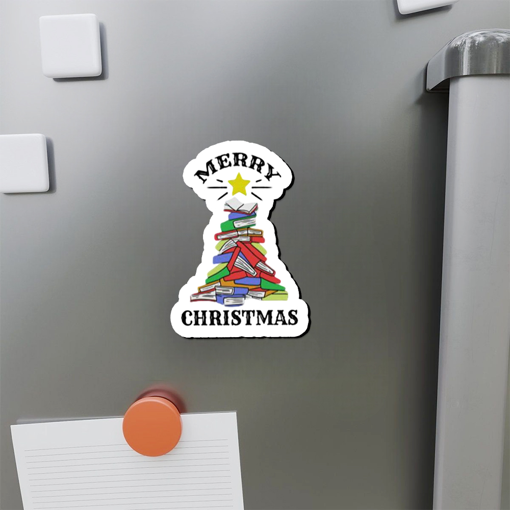 Pagewings  Merry Christmas Book Tree Fridge Magnet
