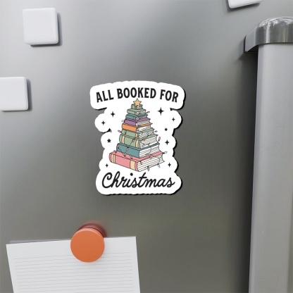 Pagewings All Booked For Christmas Fridge Magnet