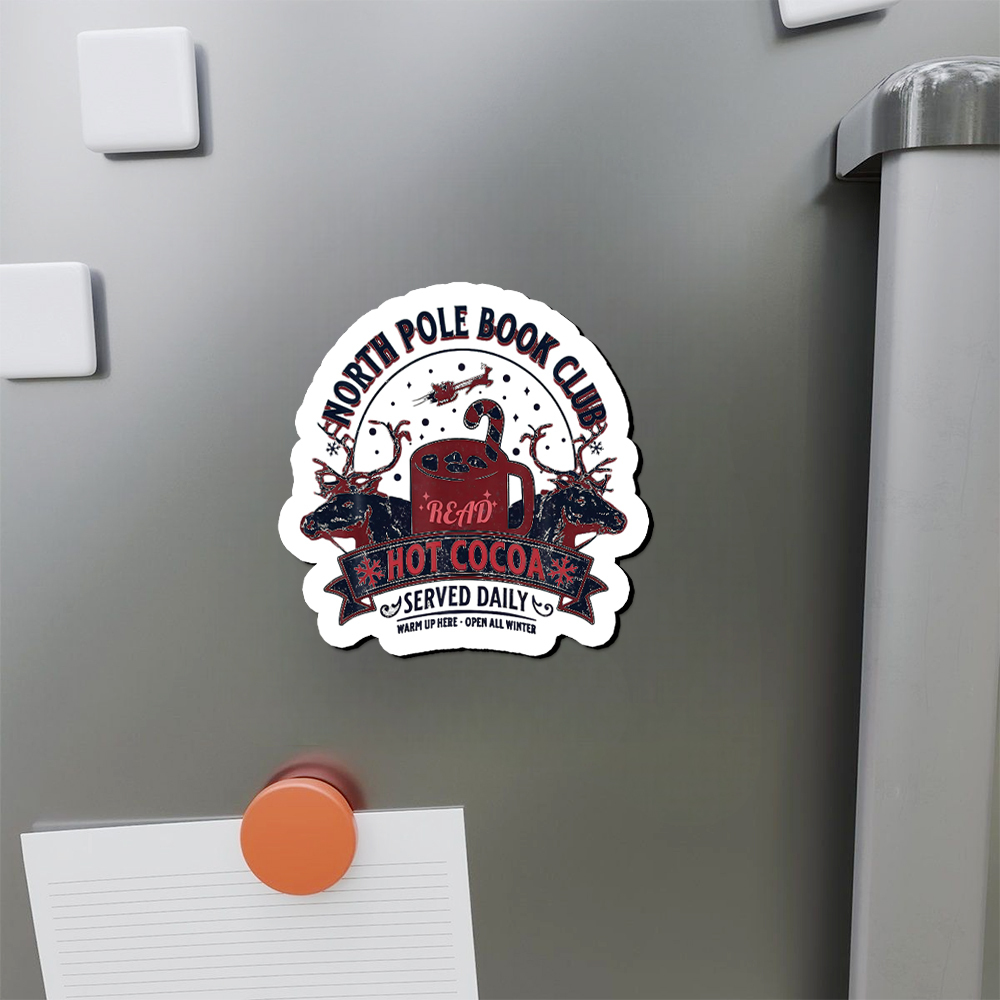 Pagewings North Pole Book Club Fridge Magnet