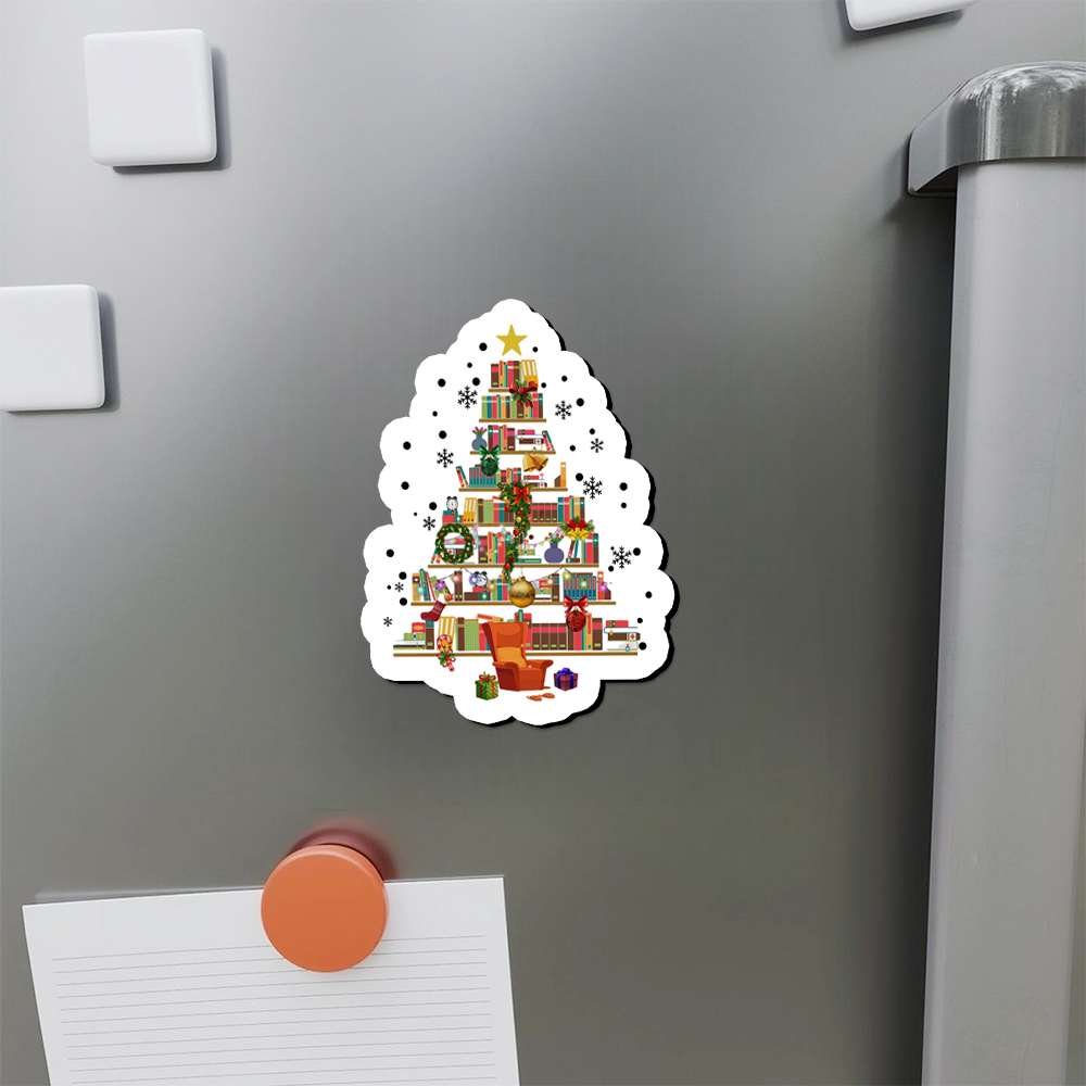 Pagewings Christmas Tree Made Of Book Fridge Magnet